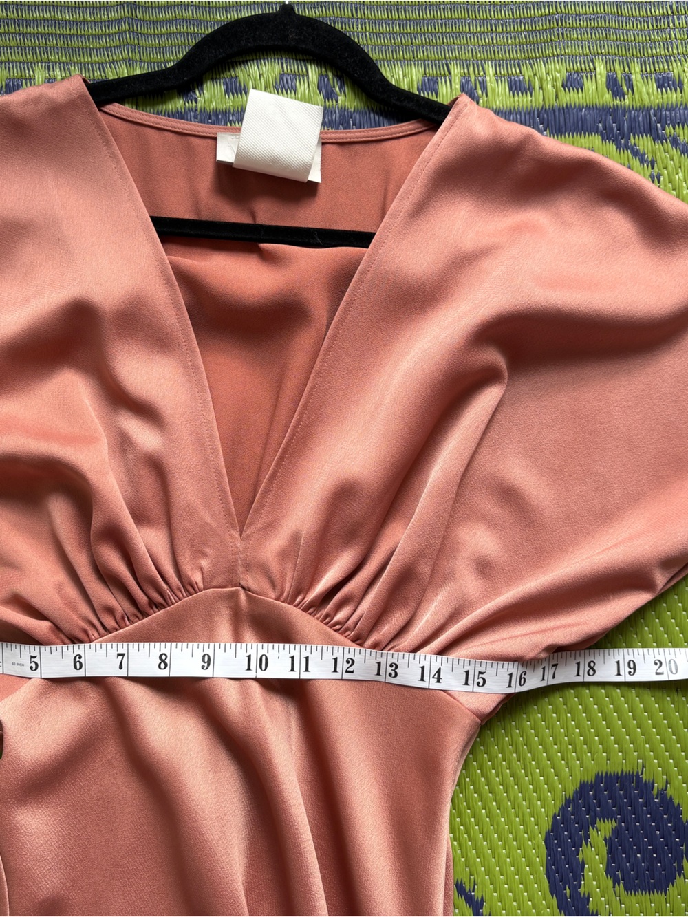 Anthropologie BHLDN Leila Satin Charmeuse Maxi Dress Size 2 In Dusty Rose - Picture 11 of 12